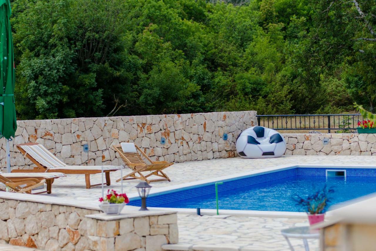 Relaxing Dalmatian House In Village Ljubitovica Экстерьер фото